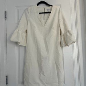 Milly Puff Sleeve Mandy Dress in White